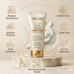 NICAQ Acne Control Face Wash – 3% Cica, Ceramide & Niacinamide – Gentle Barrier Repair Cleanser for Acne, Redness, Excess Oil & Sensitive Skin – Non Drying Daily Face Wash – 100g
